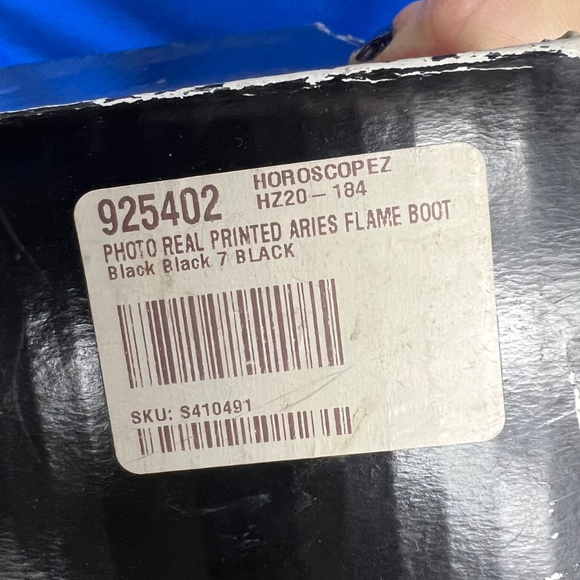 NIB/NWT |•HOROSCOPEZ•| DOLLS KILL PHOTO REAL PRINTED ARIES FLAME BOOT SIZE 7 - Picture 6 of 15